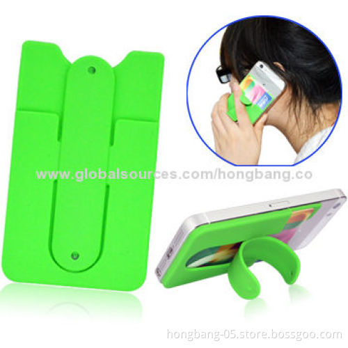 Sticky card holder stand